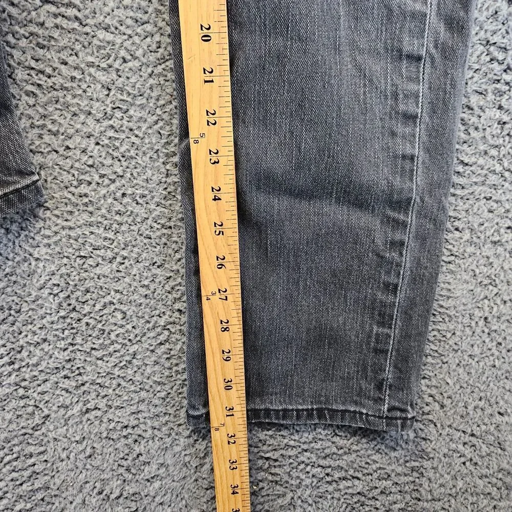 Levis 514 Jeans‎ Men Size 32x34 Black Denim Straight Leg Zip Fly